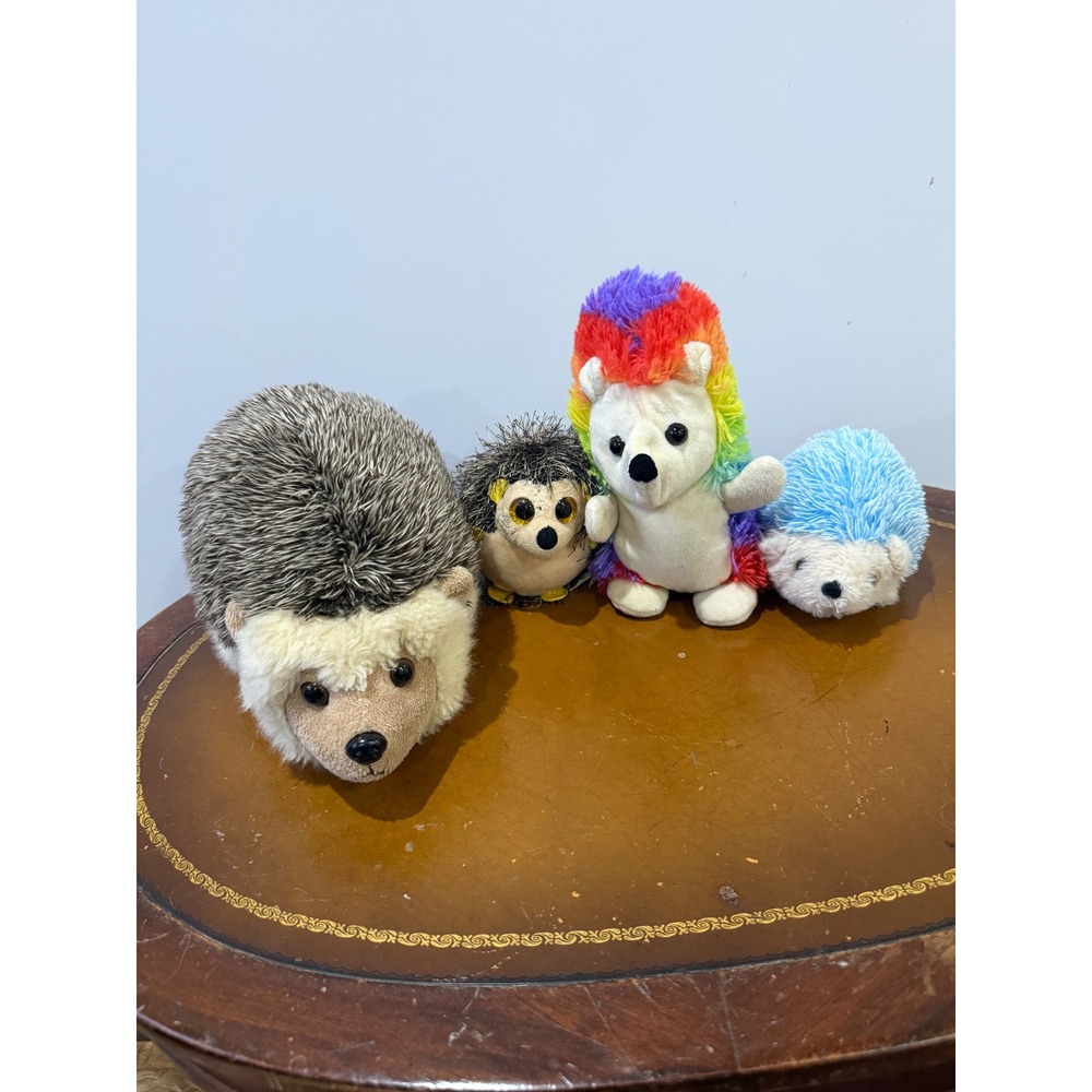 Unbranded Hedgehog Plush Toy Set Kids OS Multicolor Excellent Woodland Animals
